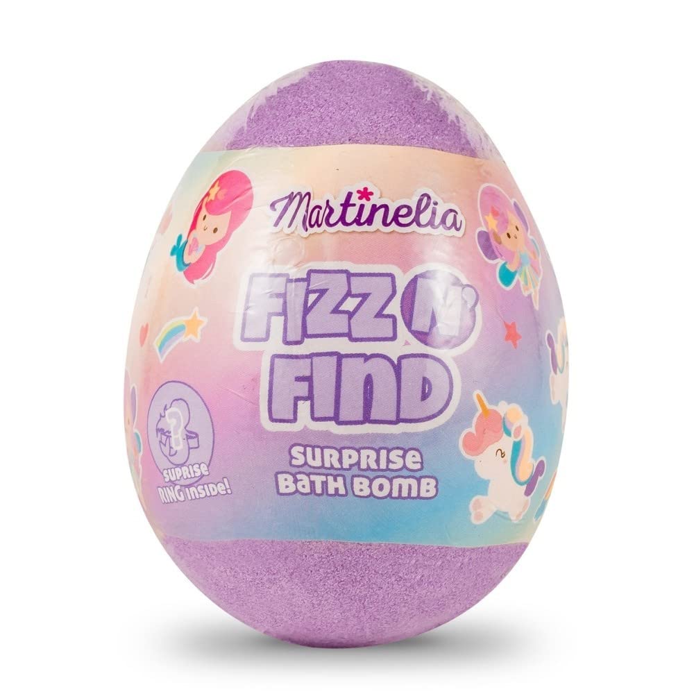 Bomba da bagno a forma di uovo Fizz n Find con sorpresa - Martinelia