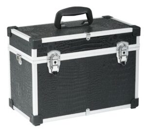 Compact Croco Bauletto Beauty Case - Sibel