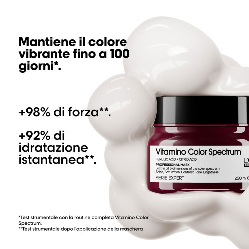 Maschera per capelli colorati Vitamino Color Spectrum 250ml L'oreal - immagine 4