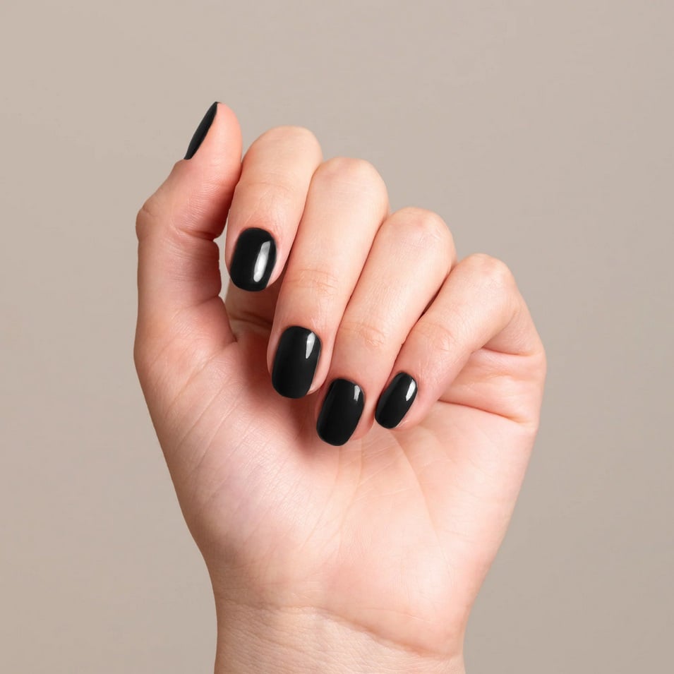 Smalto Semipermanente Gel Elegant Nail Color Mnp 8ml Mesauda/801 Black Out - immagine 2