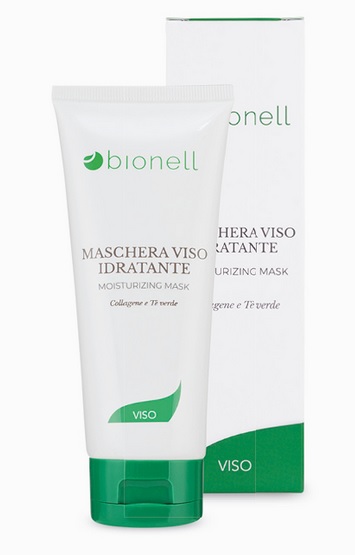 Maschera viso idratante collagene e te verde 100ml - Bionell