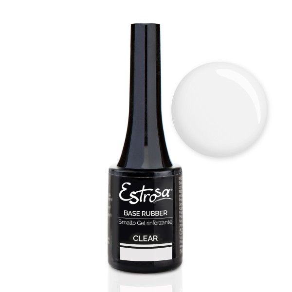 Smalto Semipermanente Base Rubber Rinforzante 14 Ml Estrosa/8530 Clear
