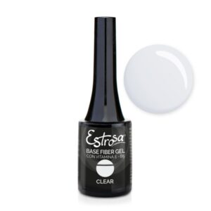 Smalto Semipermanente Base Fiber Gel Con Vitamina E-B5 14 Ml Estrosa/8540 Clear
