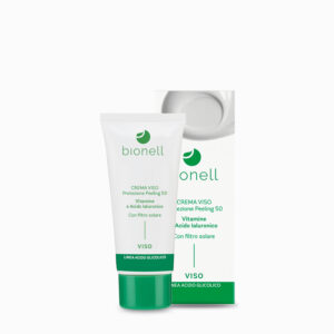 Crema viso protezione peeling 50 con vitamine e acido ialuronico 50ml Bionell