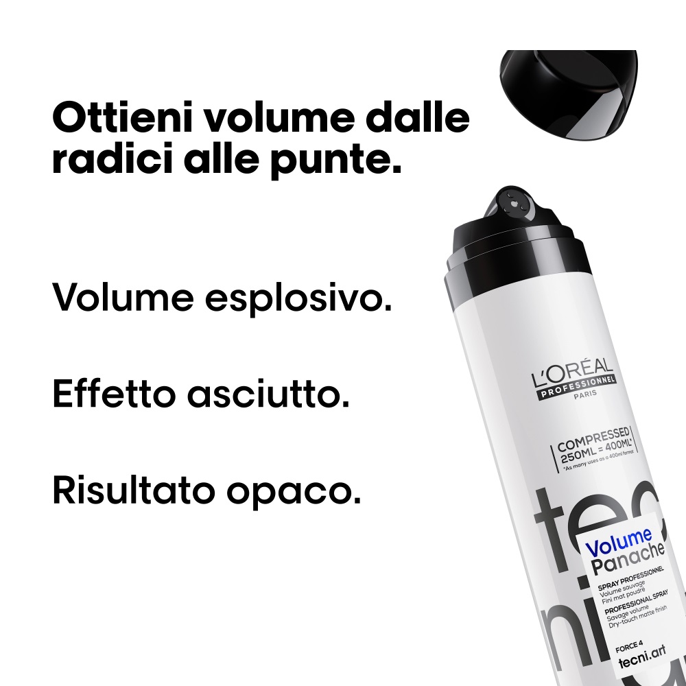Polvere spray volumizzante matt Volume Panache Tecni Art. 250 Ml - L'Oreal - immagine 2