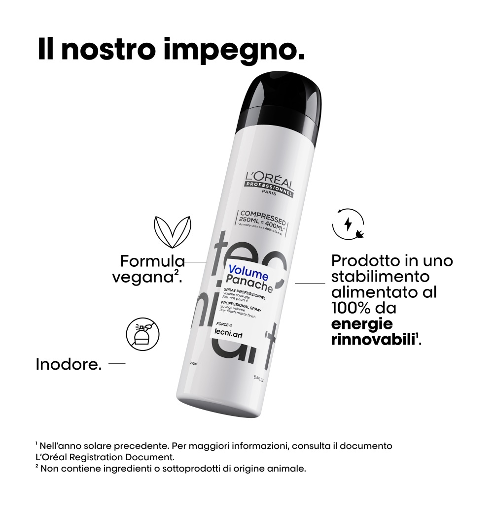Polvere spray volumizzante matt Volume Panache Tecni Art. 250 Ml - L'Oreal - immagine 3