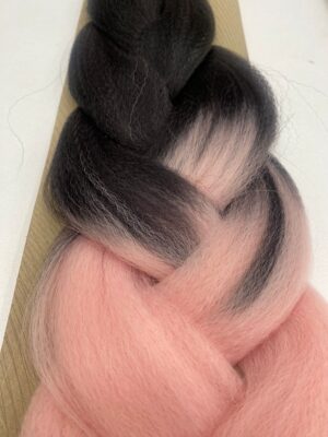 Allungamento Da Intreccio Braid 60 Cm / Nero Rosa