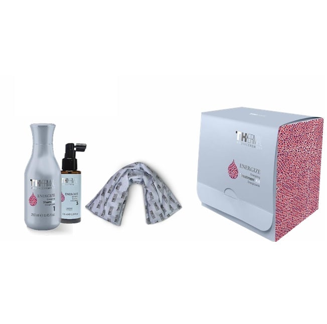 Kit Anticaduta Energize Shampoo + Lozione + fascia Thermal Aqvaceremony Emsibeth