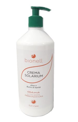 Attivatore abbronzatura aloe e burro di karitè 1000 ml - Bionell