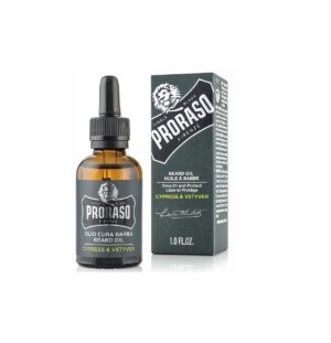 Olio Protettivo Per Barba Cypress E Vetyver 30ml Proraso  - Martelli