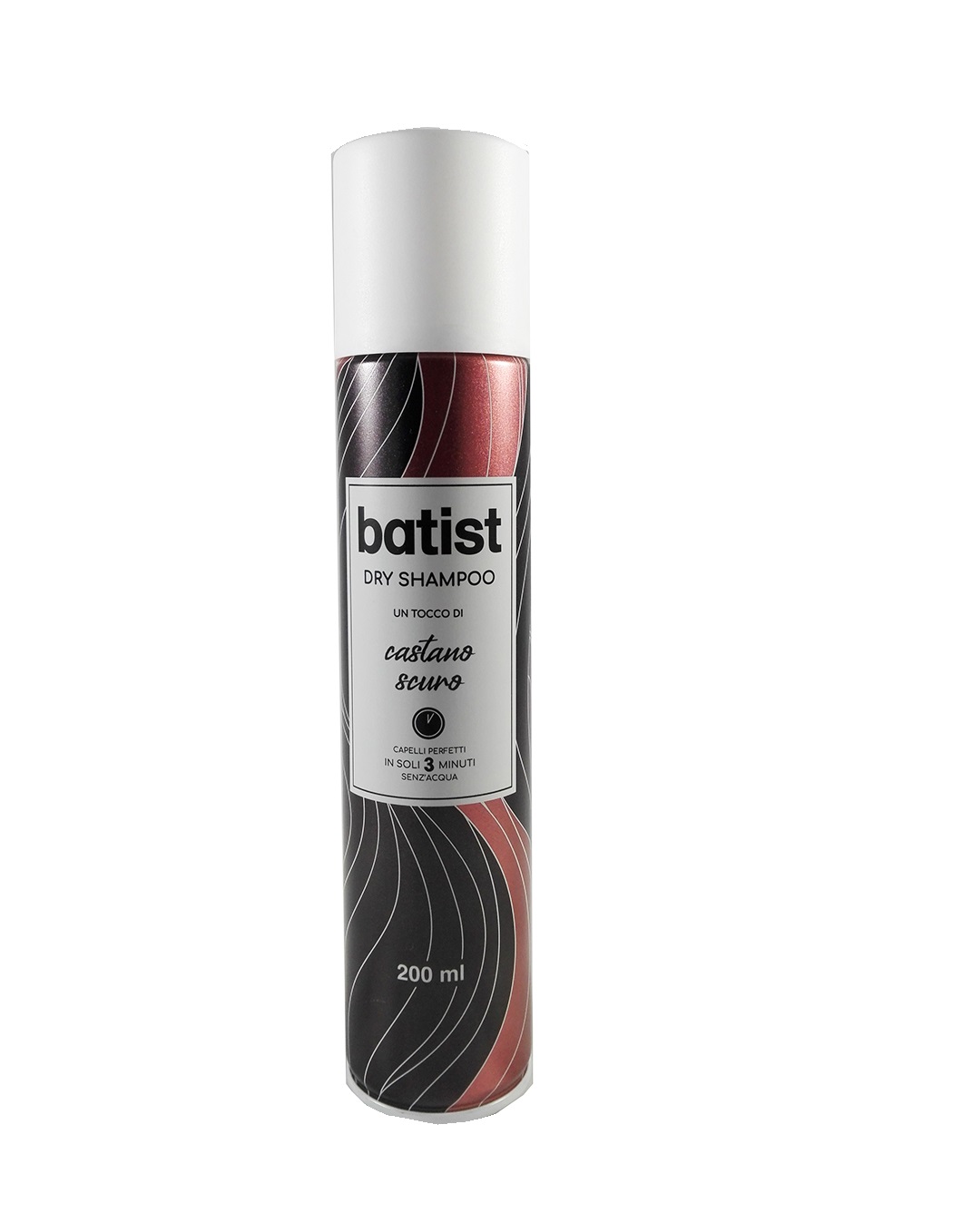 Shampoo A Secco Castano Scuro Batist 200 Ml - Martelli