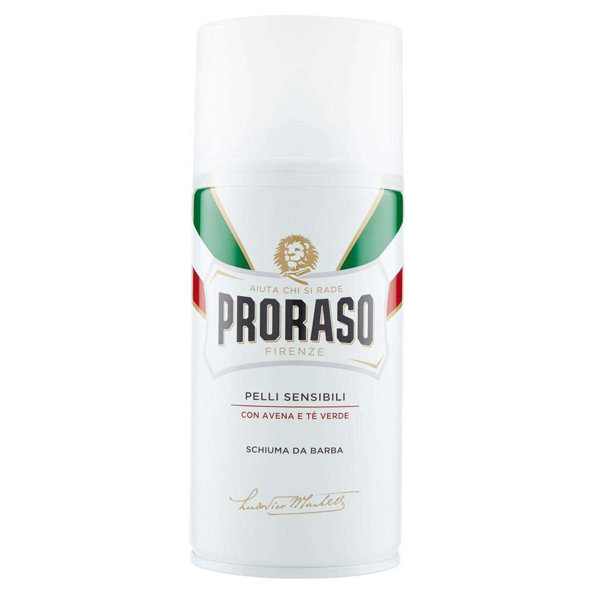 Schiuma Da Barba Anti-Irritazione Con Te Verde 300 Ml Proraso - Martelli
