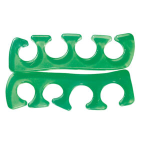 Separadita Dei Piedi In Silicone Verde - Peggy Sage
