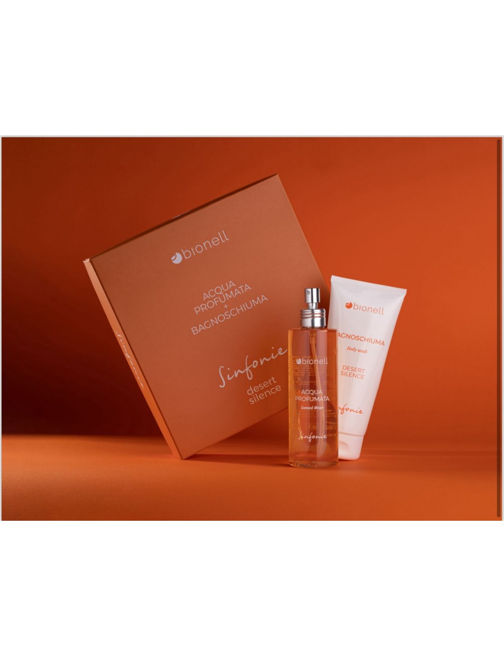 Confezione regalo Sinfonia Bagnoschiuma e Acqua Bionell/ Desert Silence