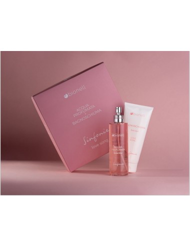 Confezione regalo Sinfonia Bagnoschiuma e Acqua profumata Bionell/ Love Song