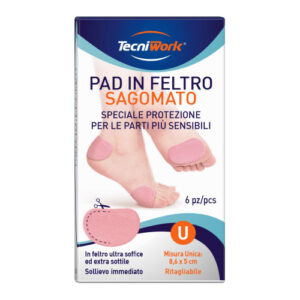 Pad In Feltro Sagomato Misura Unica Tecniwork