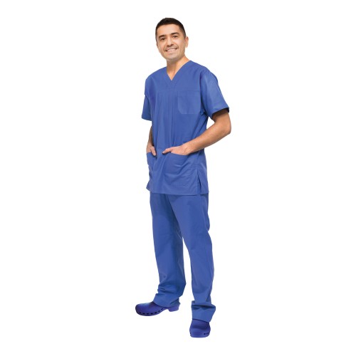 Pantalone Cotone Azzurro Mis. M Tecniwork