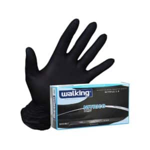 Guanti Nitrile Neri Nitrico Walking 100pz - Axima/L