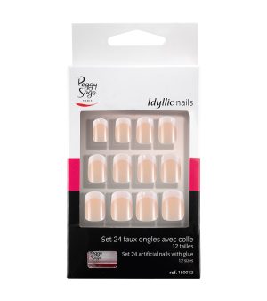 Kit 24 Unghie Finte - Peggy Sage/French Large