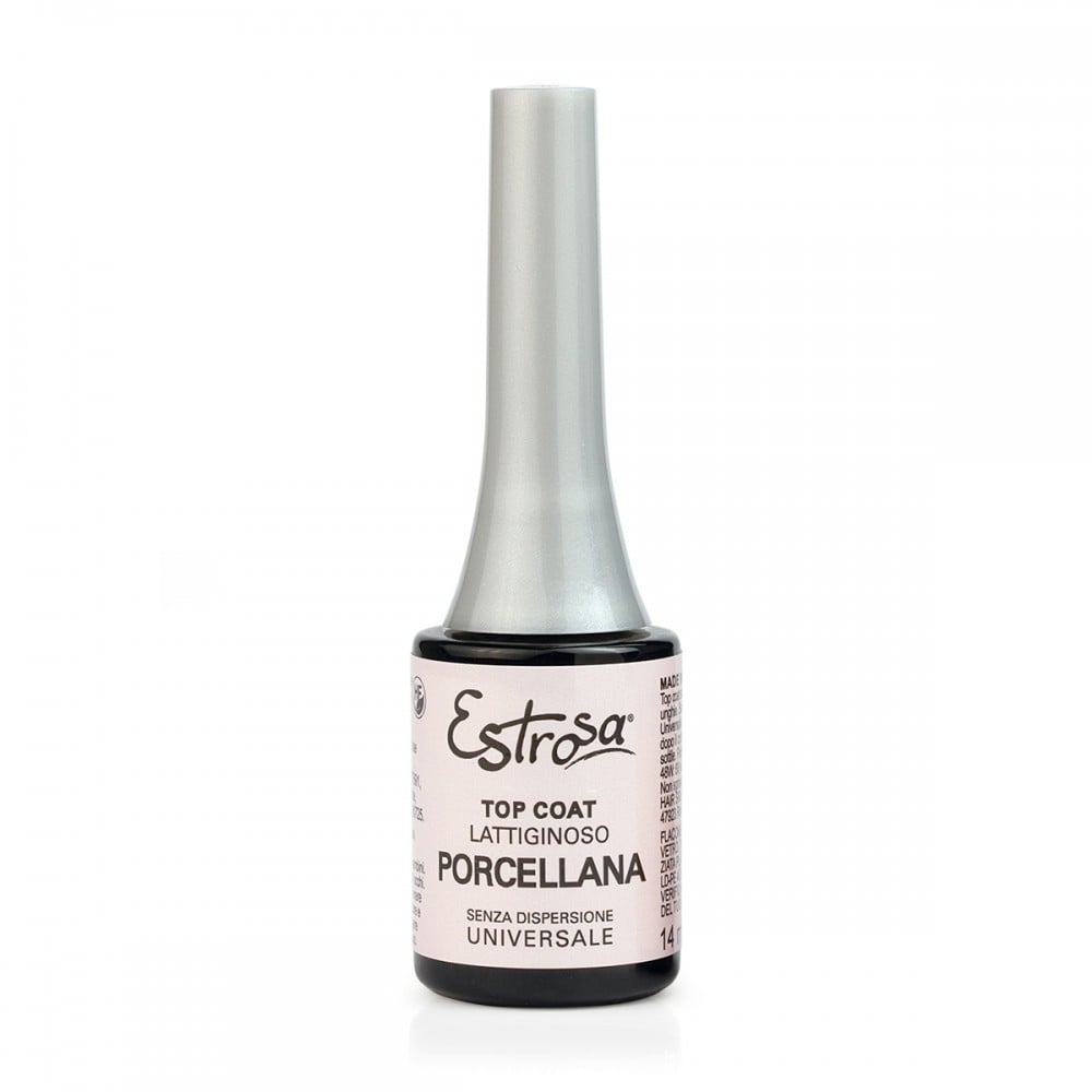 Top Coat Lattiginoso Porcellana Senza Dispersione 14ml - Estrosa