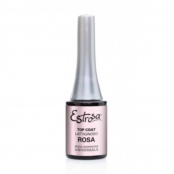Top Coat Lattiginoso Rosa Senza Dispersione 14ml - Estrosa