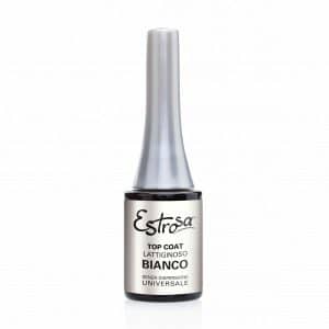 Top Coat Lattiginoso Bianco Senza Dispersione 14ml - Estrosa