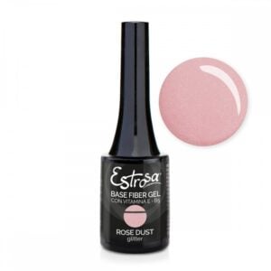 Smalto Semipermanente Base Fiber Gel Con Vitamina E-B5 14ml Estrosa/8548 Rose du