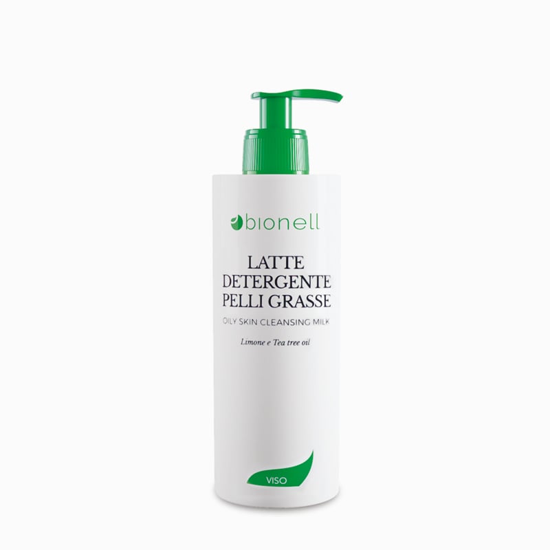 Latte detergente pelli grasse con limone e tea tree oil 300ml Bionell