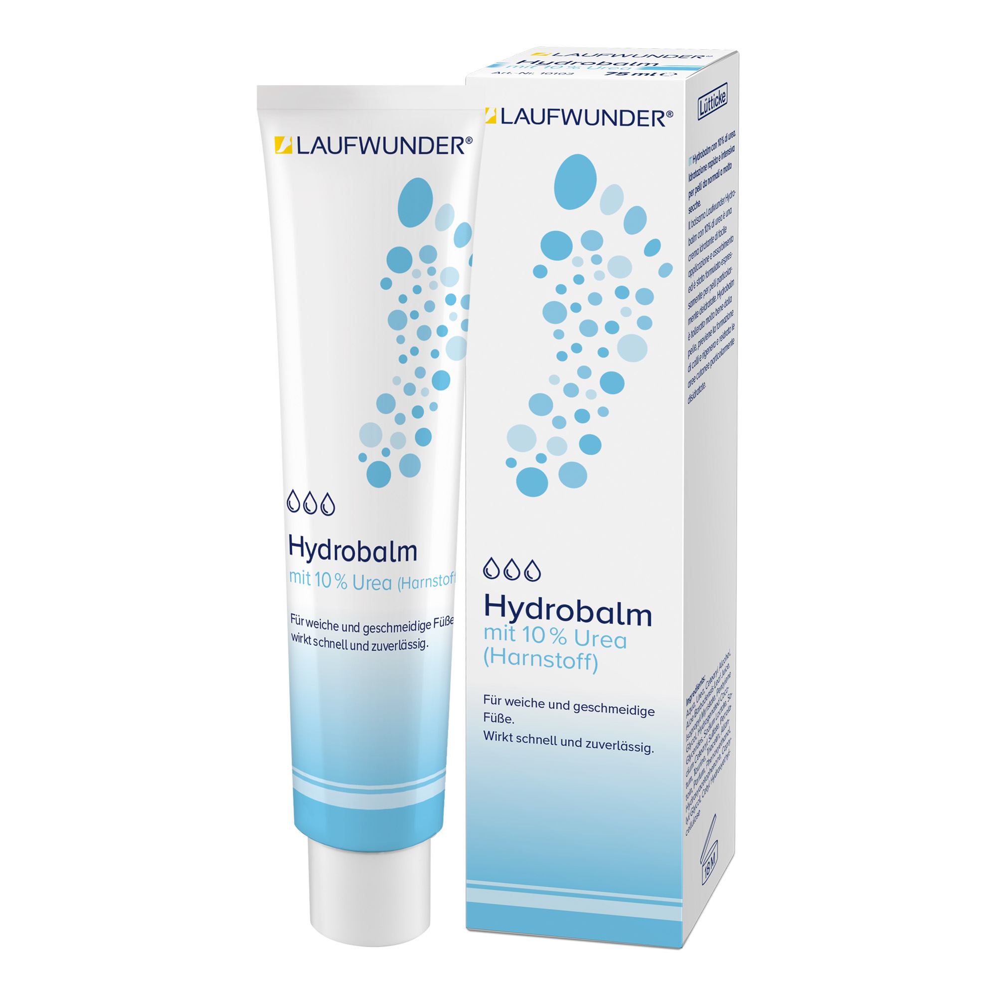 Balsamo per piedi molto secchi Hudrobalm 75ml Tecniwork