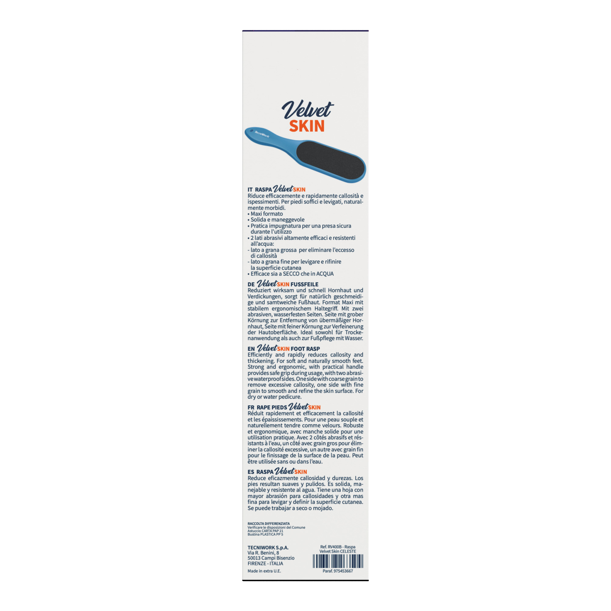 Raspa Velvet Skin celeste - Tecniwork - immagine 4