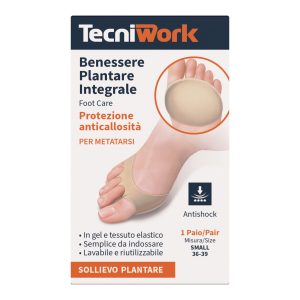 Cuscinetti per Benessere Plantare in tessuto e gel 1 paio small - Tecniwork