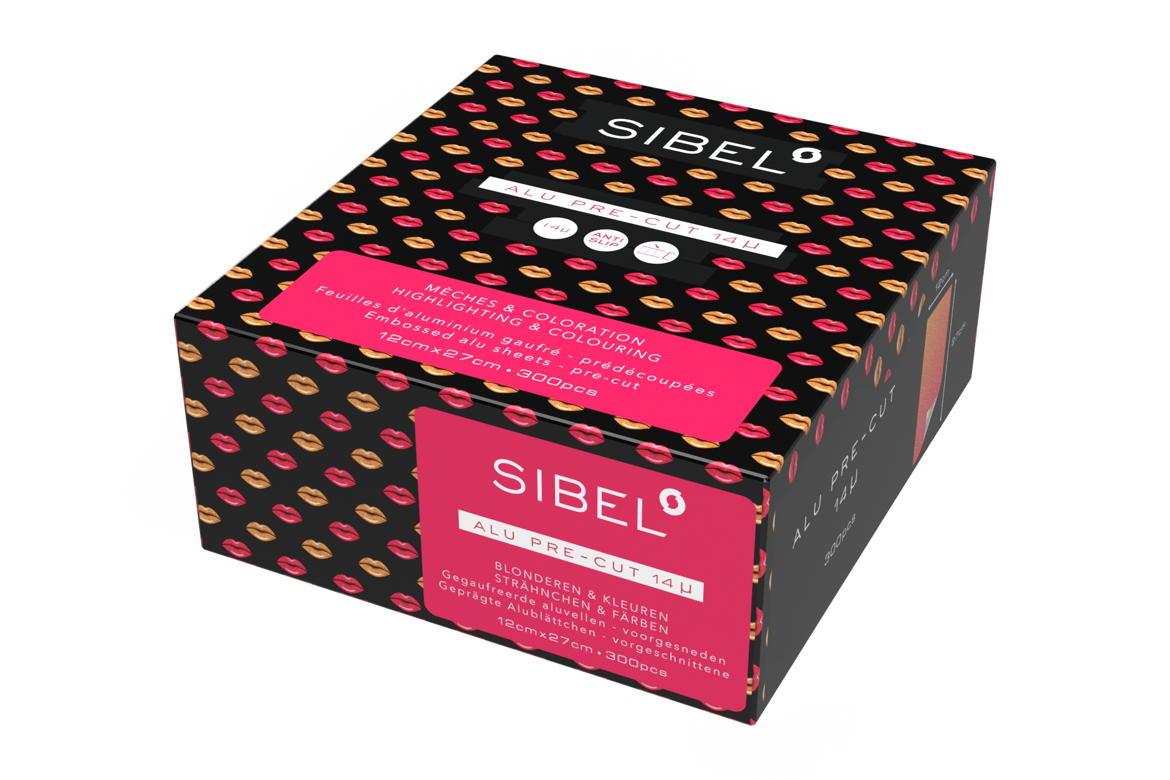 Stagnola goffrata pretagliata oro 12x27cm 300pz - Sibel