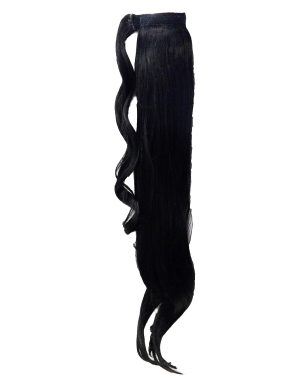 Coda Liscia Emilia Con Pettinino E Chiusura A Strappo 70cm - Hc Milano/1