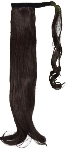 Coda Liscia Emilia Con Pettinino E Chiusura A Strappo 70cm - Hc Milano/2