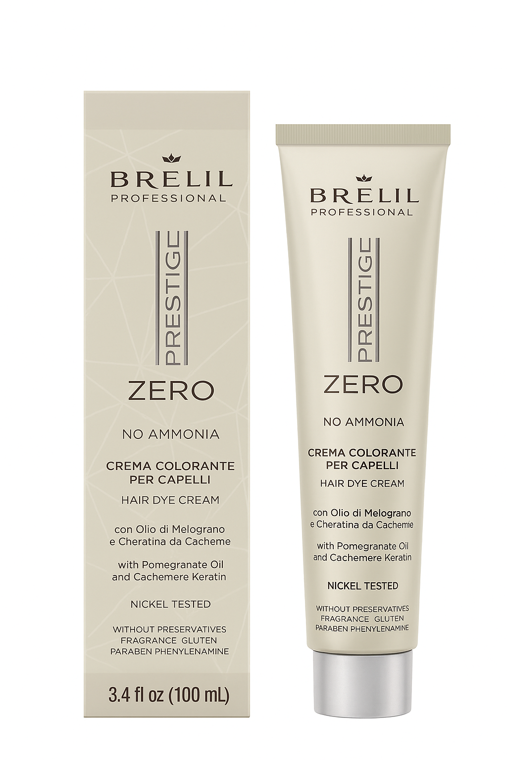 Colorianne Prestige zero no ammonia 100ml - Brelil/10 Biondo chiarissimo extra