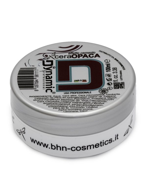 Cera Capelli Opaca Effetto Cemento Dynamic 100ml - Bhn