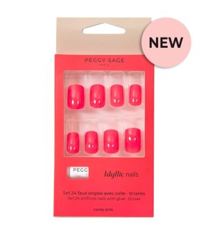 Kit 24 Unghie Finte - Peggy Sage/Candy pink