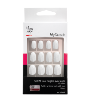 Kit 24 Unghie Finte Peggy Sage/ Smart Oval
