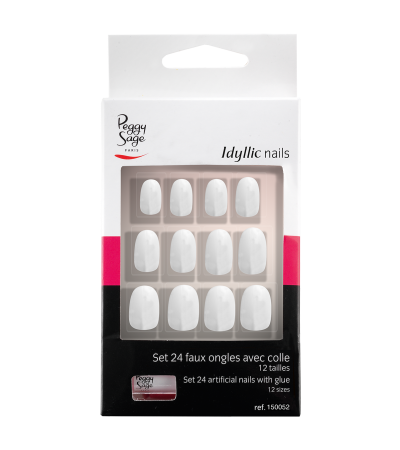 Kit 24 Unghie Finte Peggy Sage/ Smart Oval