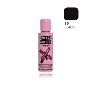 Crema Colorante Semipermanente Crazy Color 250ml/30 Black