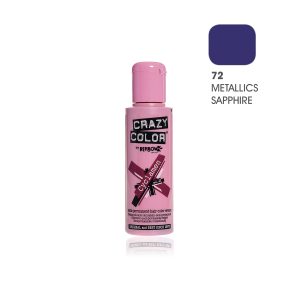 Crema Colorante Semipermanente Crazy Color 250ml/72 Sapphire