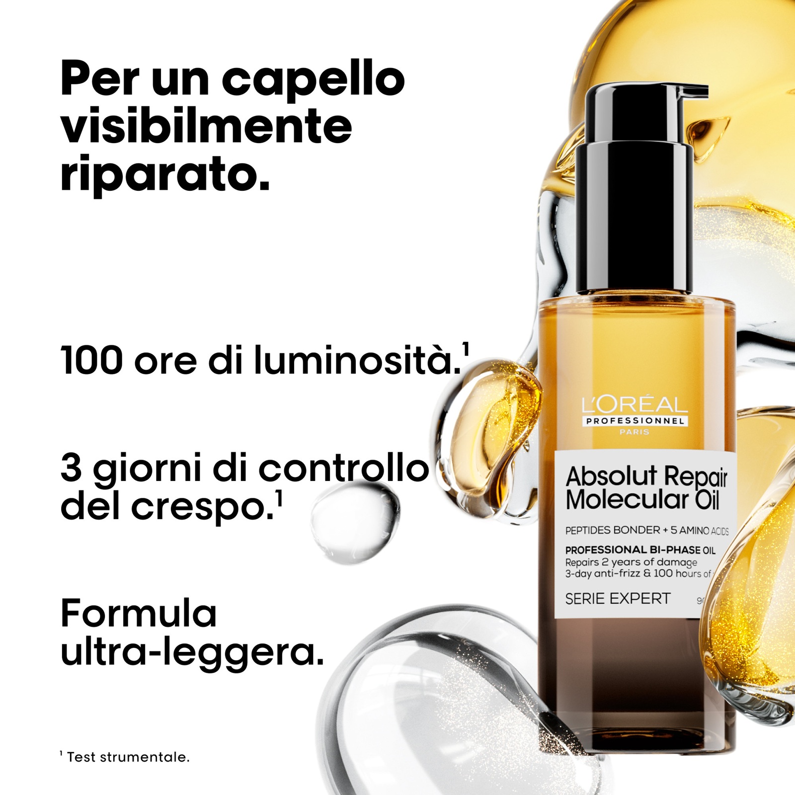 Olio bifascio Absolut Repair Molecular Serie Expert 90 Ml - L'Oreal - immagine 2