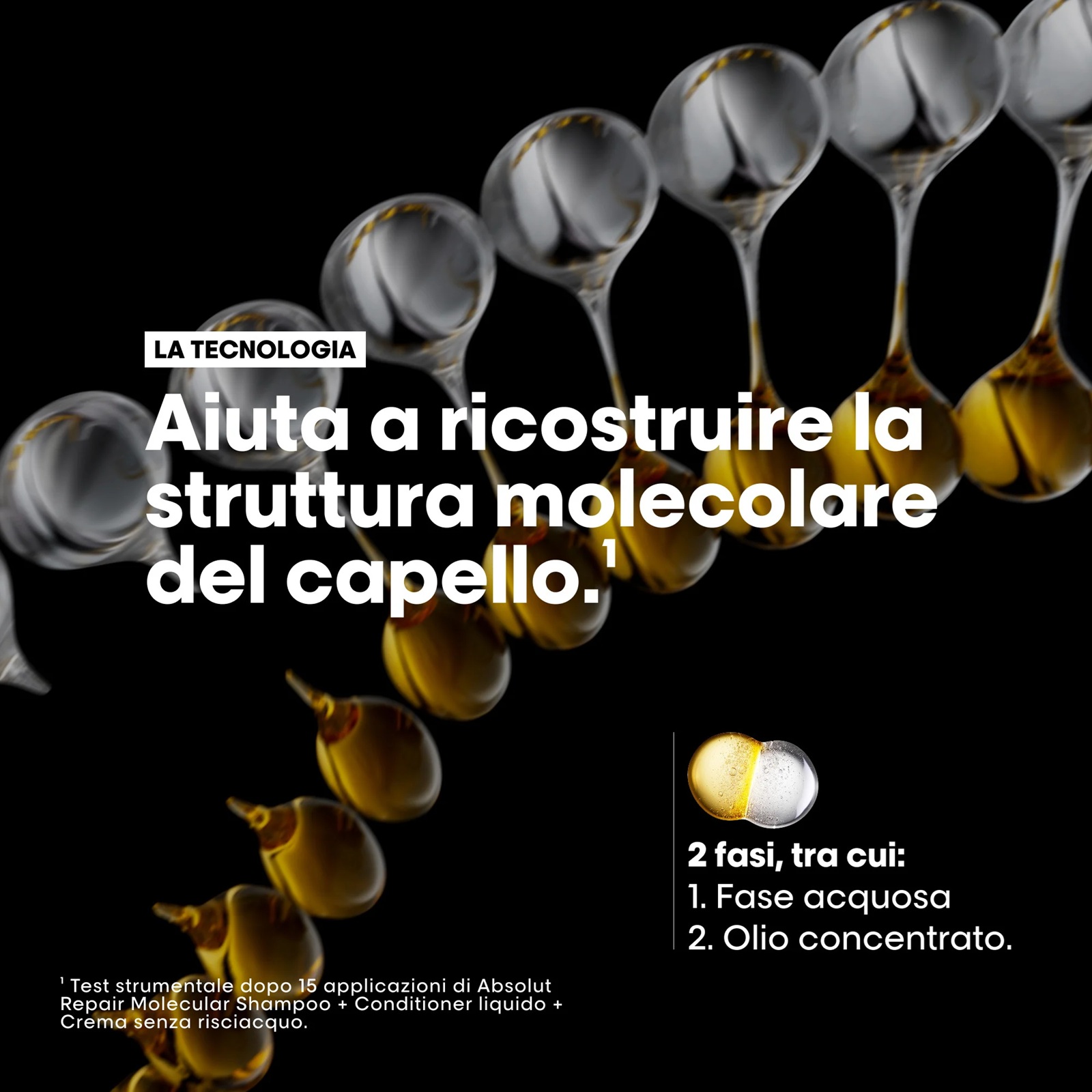 Olio bifascio Absolut Repair Molecular Serie Expert 90 Ml - L'Oreal - immagine 5