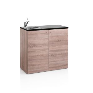 Mobile di servizio top idrofugo Black & oak - Xanitalia