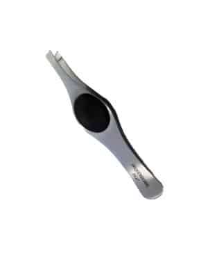 Pinzetta Obliqua Con Poggiadito Inox - Real Beauty