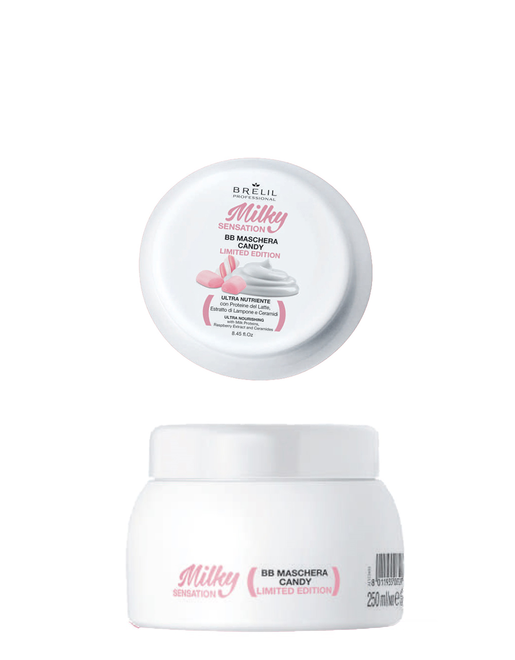 Maschera Ultra Nutriente Bb Candy Milky Sensation 250 Ml - Brelil