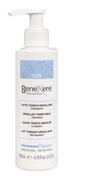 Struccante Latte tonico micellare detergente 212v Benexere 200 ml - Muster