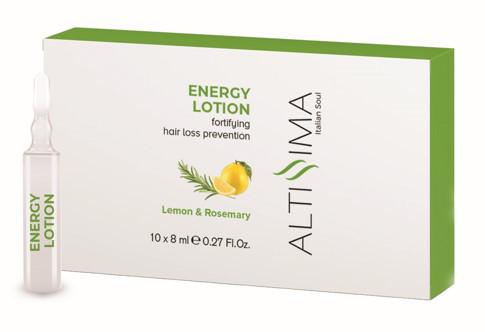 Fiale anticaduta Energy lotion Lemon & rosemary 10x8ml - Altissima