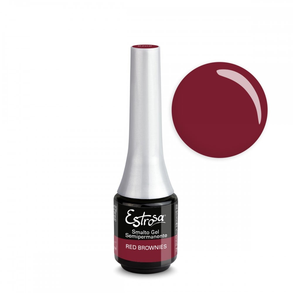 Smalto Semipermanente Gel Mini 7 Ml Estrosa/8209 Red Brownies