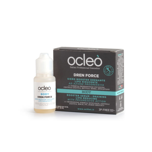 Siero Booster Drenante Lipo Riducente ad azione progressiva 3pz da 15ml - Ocleo